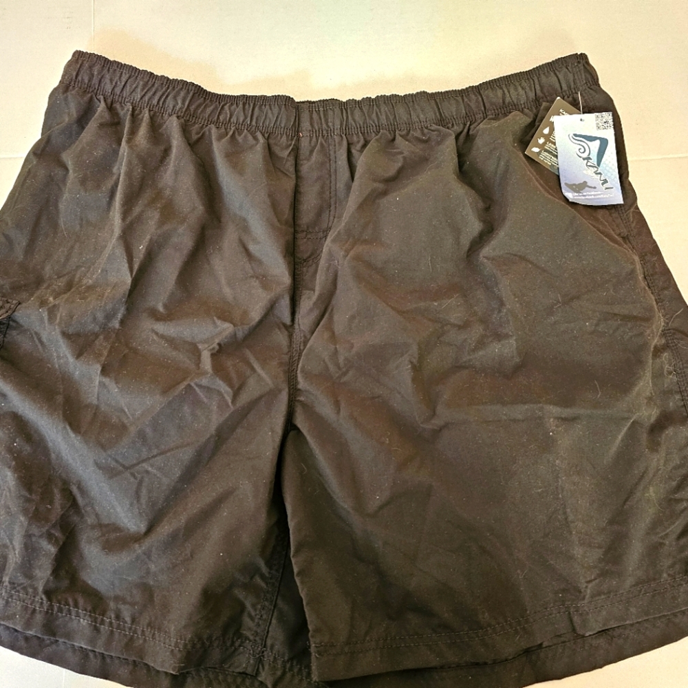 Men's swim trunks,  5xl, dark olive green,  brand new, Kanu brand